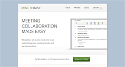 Desktop Screenshot of minutebase.com